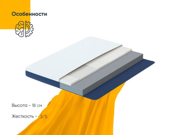 Матрас Gravity Blue Sleep 120x200 см Матрас Gravity Blue Sleep 120x200 см