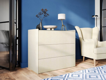 Комод Оливер 92х49х81 Кремовый