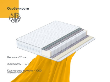 Матрас Fitness DreamLine 90x200 Матрас Fitness DreamLine 90x200