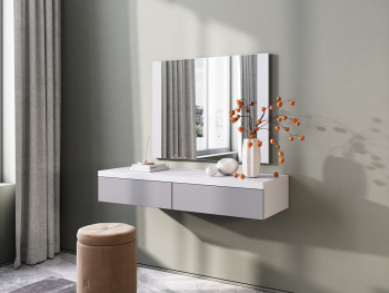 Комплект туалетных столиков светло-серый Комплект туалетных столиков светло-серый