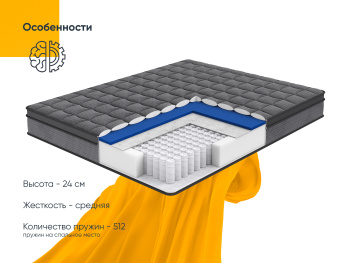 Матрас Sol Armos 90x200 Матрас Sol Armos 90x200