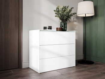 Комод Оливер 92х49х81 Белый