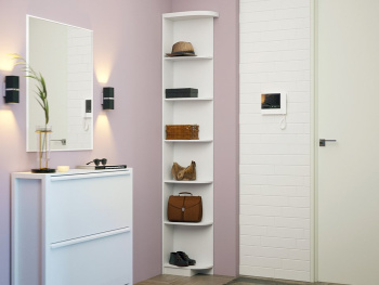 Шкаф Стеллаж 20х45х236 Белый капри